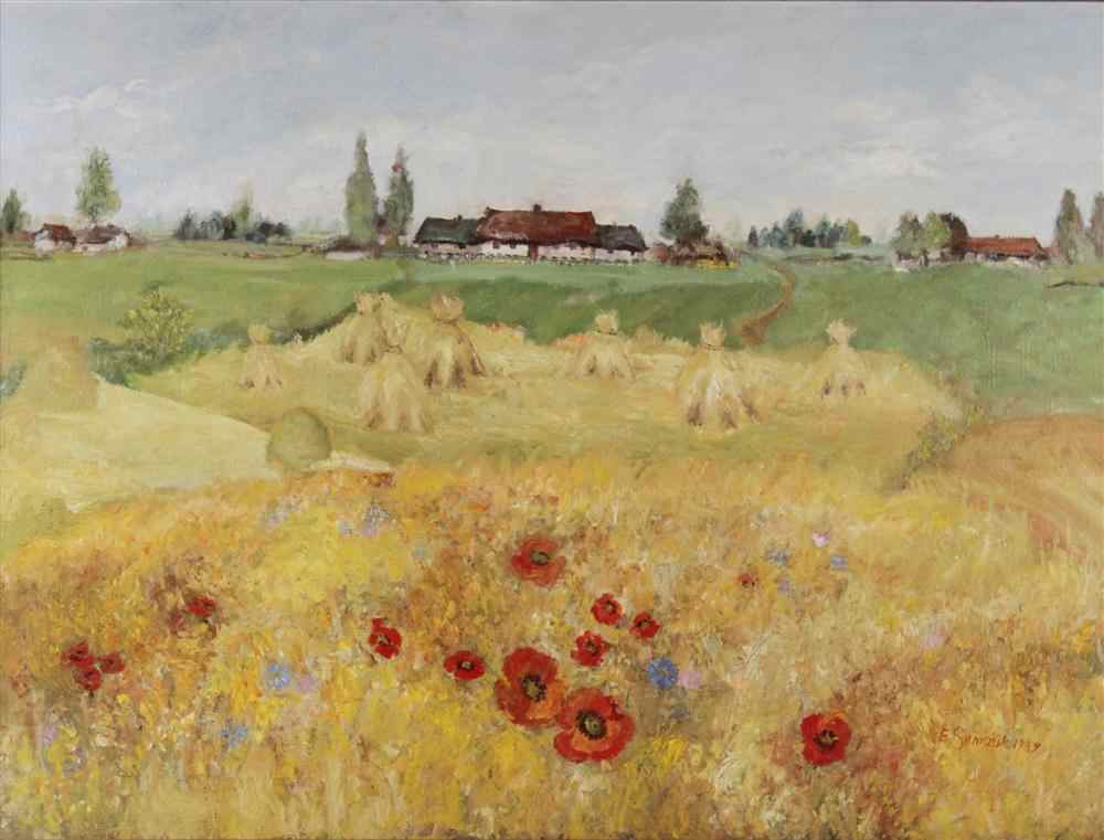 Appraisal: E SENAUK POPPY FIELD