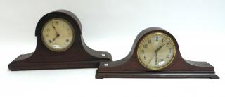 Appraisal: Two American Tambour Style Clocks Two American Tambour Style Clocks