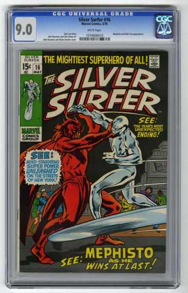 Appraisal: Silver Surfer CGC Marvel Comics Stan Lee story with John