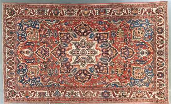 Appraisal: Semi-antique Bahktiari rug Persia circa X Estimate - Good condition