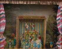 Appraisal: Theatre Guignol by Franz Gobbi Paper diorama depicts the infamous