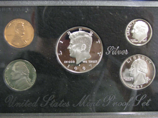 Appraisal: U S Silver Premier Proof Coin Set