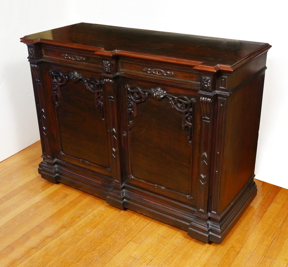 Appraisal: th C CHARLES BAUDOUINE CARVED ROSEWOOD SERVER Considered the leading