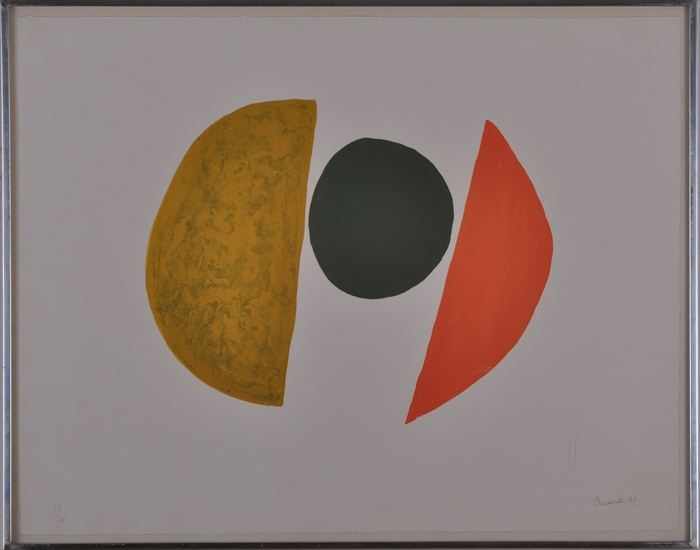 Appraisal: LYNN CHADWICK - MOON SERIES B Lithograph in colors x