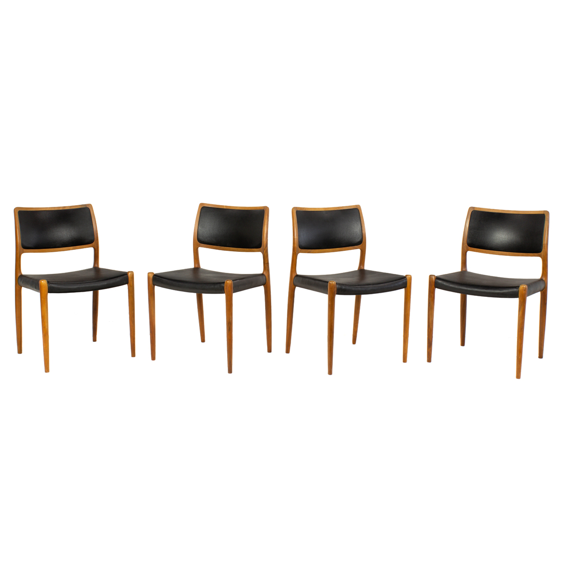 Appraisal: Niels O Moller Model Dining Chairs set of Denmark J