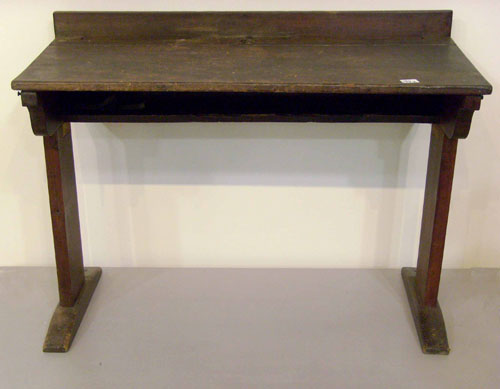 Appraisal: Poplar school desk th c h w Provenance Titus Geesey