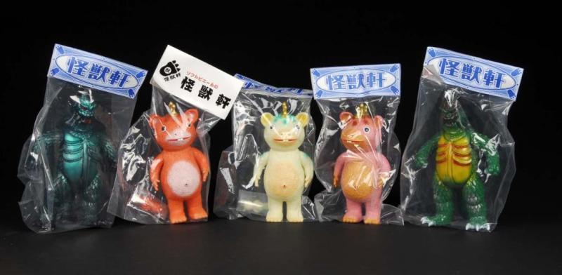 Appraisal: Lot of Vinyl Figures Description Japanese KaijuuKen Condition Excellent