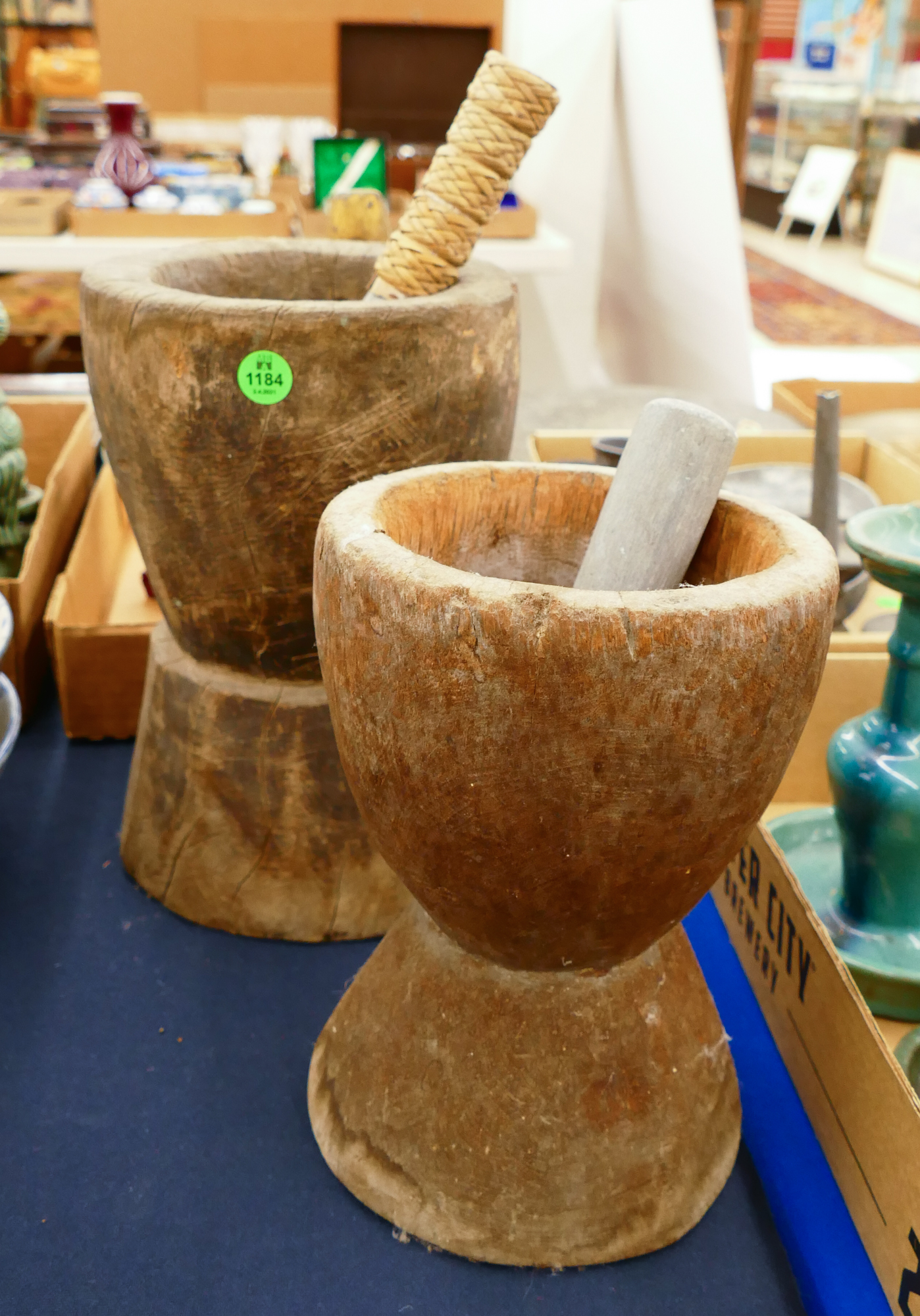 Appraisal: pc Meiji Japanese Mortars and Pestles- '' to ''