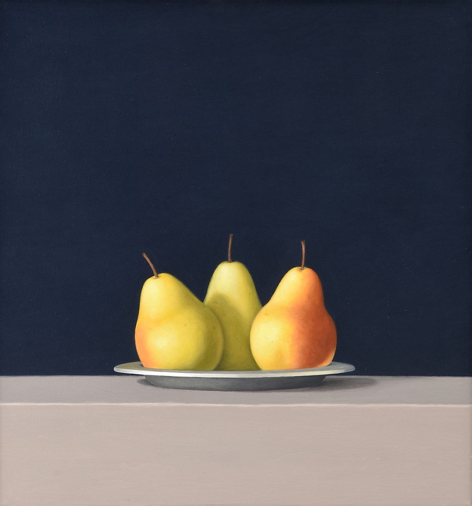 Appraisal: DAVID HARRISON American b A PAINTING Still Life of Three