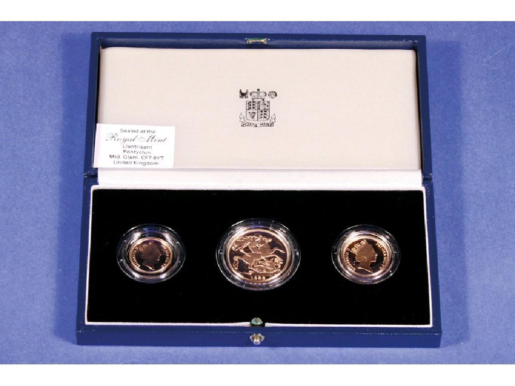 Appraisal: ROYAL MINT THE UNITED KINGDOM GOLD PROOF SET coin sovereign