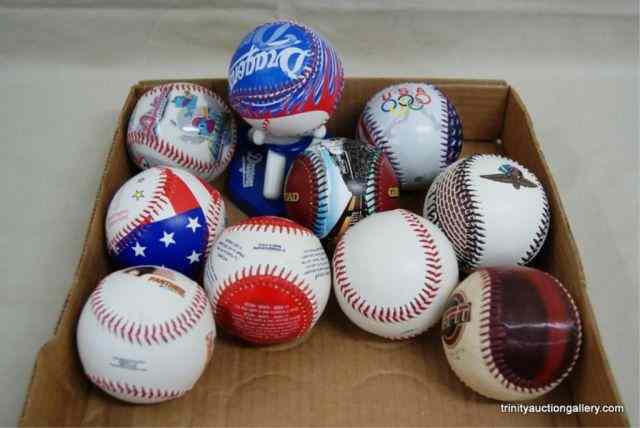 Appraisal: Baseball Souvenir Collectibles lookThis is for different baseballs available at