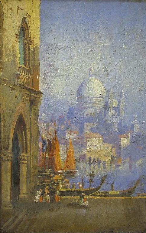 Appraisal: th century Venetian School - view of St Marks Venice