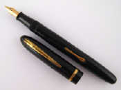 Appraisal: A Waterman's Champion fountain pen in black side lever ct