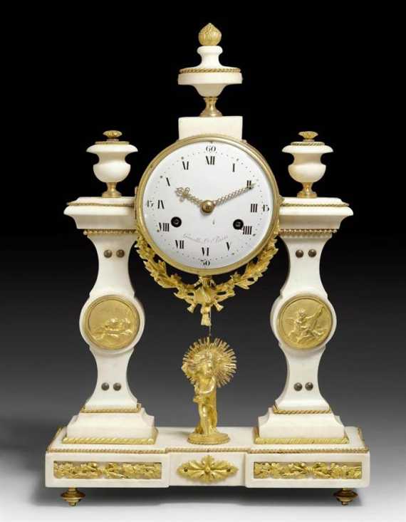 Appraisal: MANTEL CLOCK Louis XVI the dial signed GAVELLE A PARIS