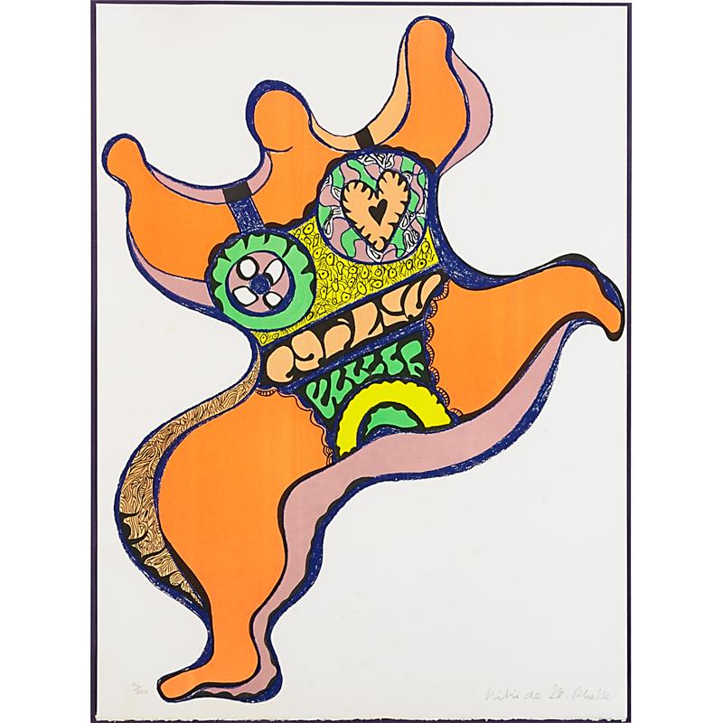 Appraisal: NIKI de ST PHALLE French - Lithograph in colors Nana