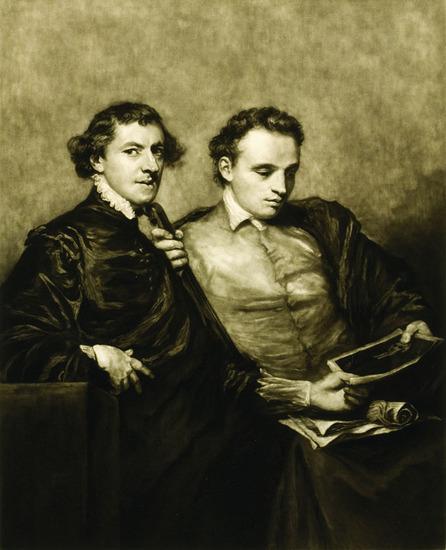 Appraisal: Sir Frank Short - Portrait of two gentleman After Sir