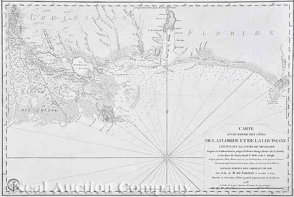 Appraisal: M De Sartine Carte D'Une Partie Des C tes De