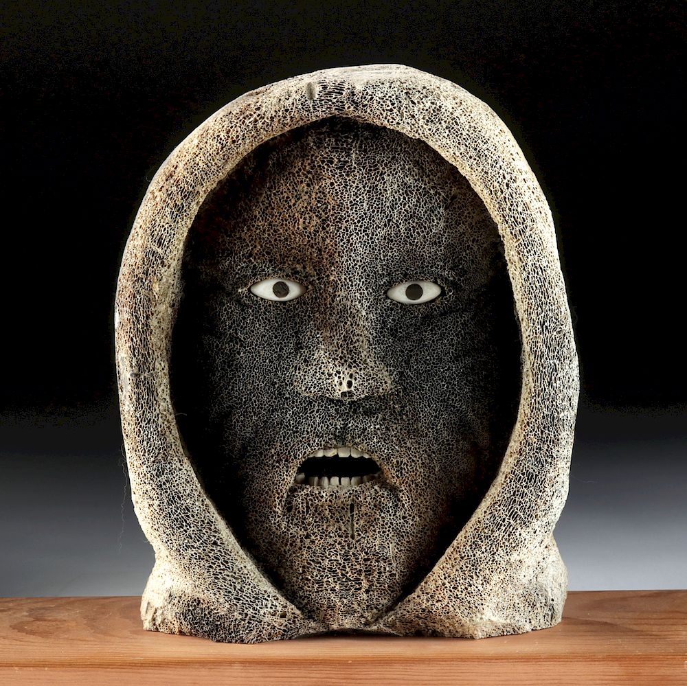 Appraisal: th C Nashookpuk Sculpture - He Has Seen the Spirit