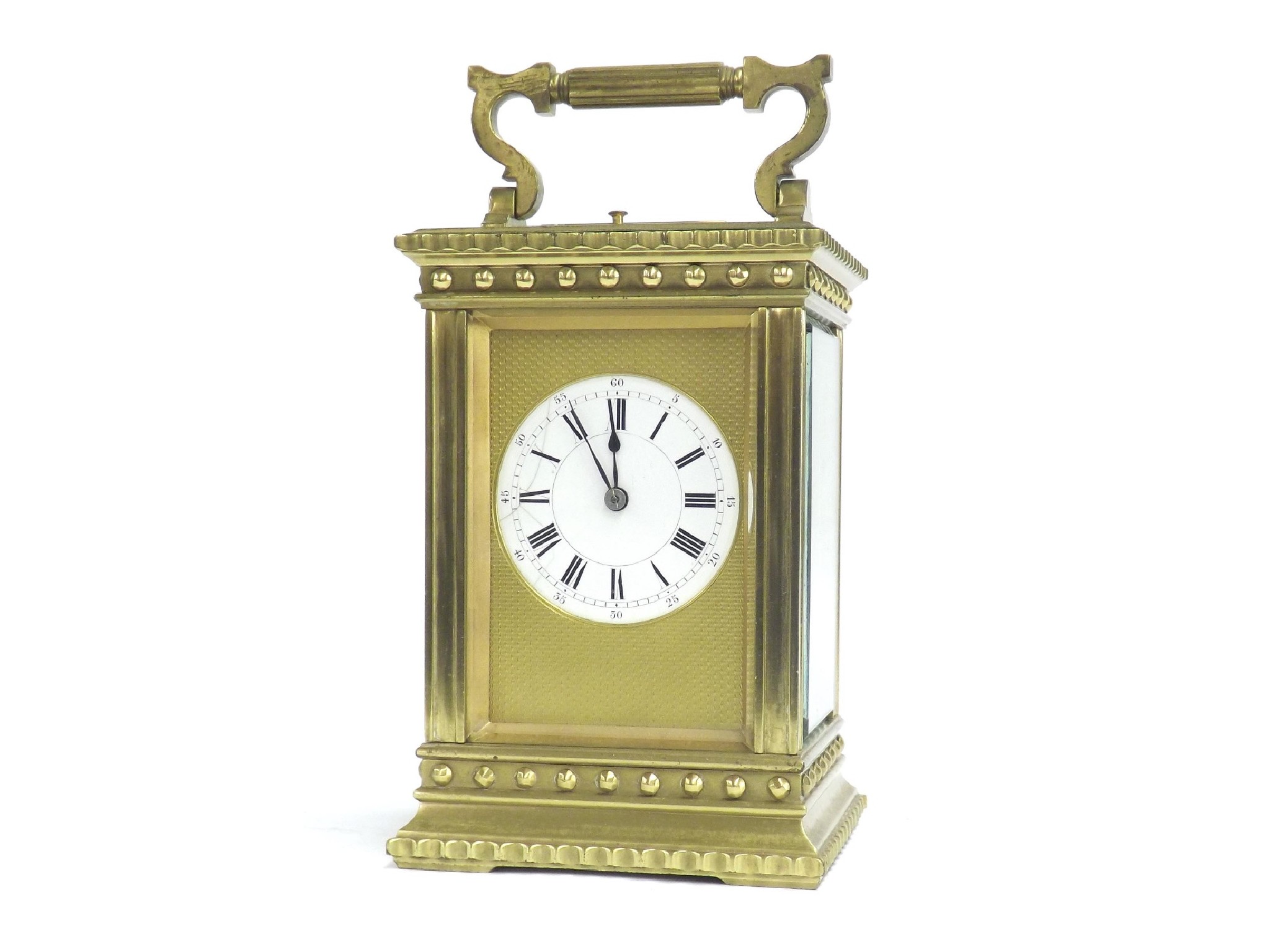 Appraisal: Good French repeater carriage clock bearing the Henri Jacot maker's