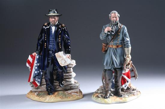 Appraisal: TWO ROYAL DOULTON LIMITED EDITION FIGURES OF GENERAL ROBERT E