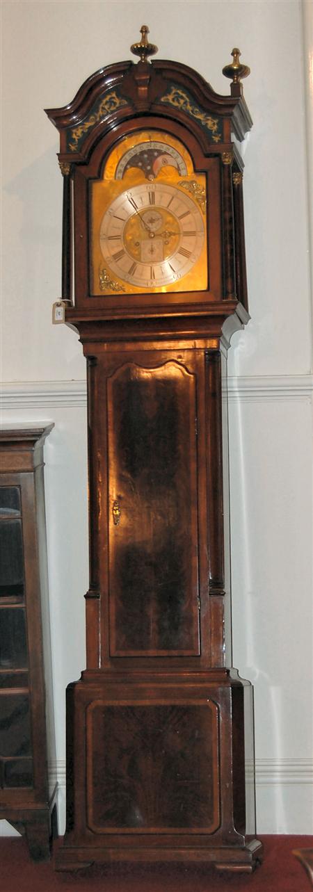 Appraisal: A th century mahogany longcase clock By Edwardson the arched