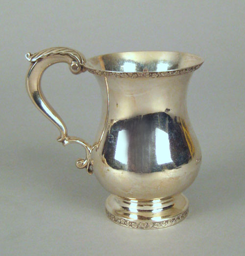 Appraisal: Philadelphia silver creamer ca bearing the touch of George K