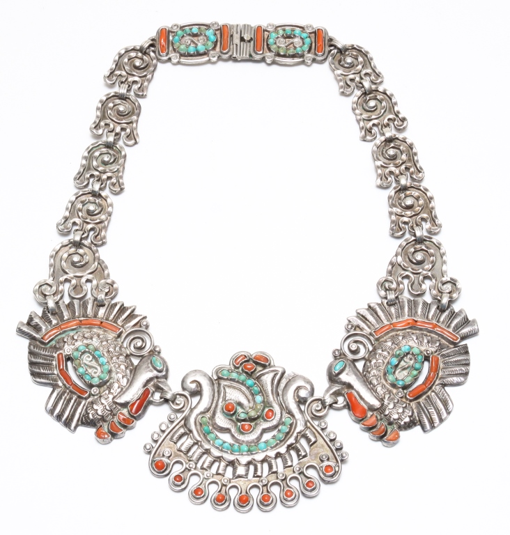 Appraisal: MATILDE MATL POULAT STERLING NECKLACE Mexico City nd quarter th