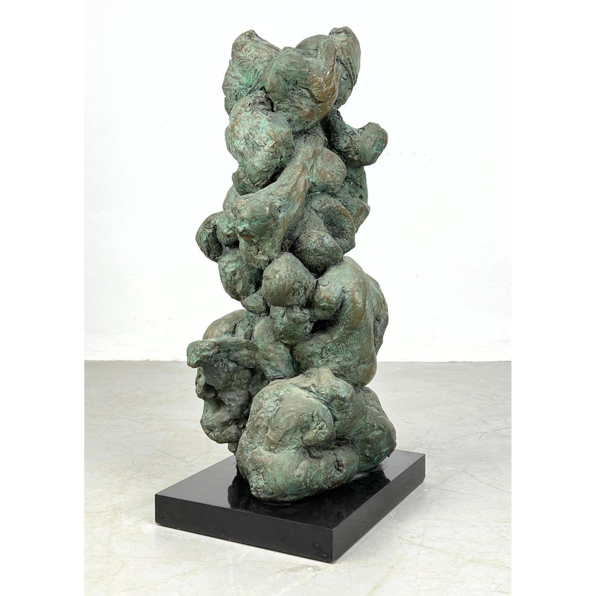 Appraisal: Ruth Waldman Bronze finished Plaster Sculpture Freeform abstraction Dimensions H