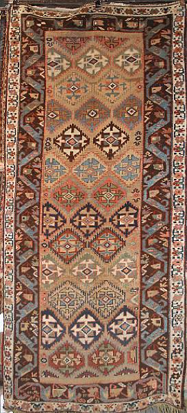 Appraisal: A Kurdish rug West Persia late th century size approximately