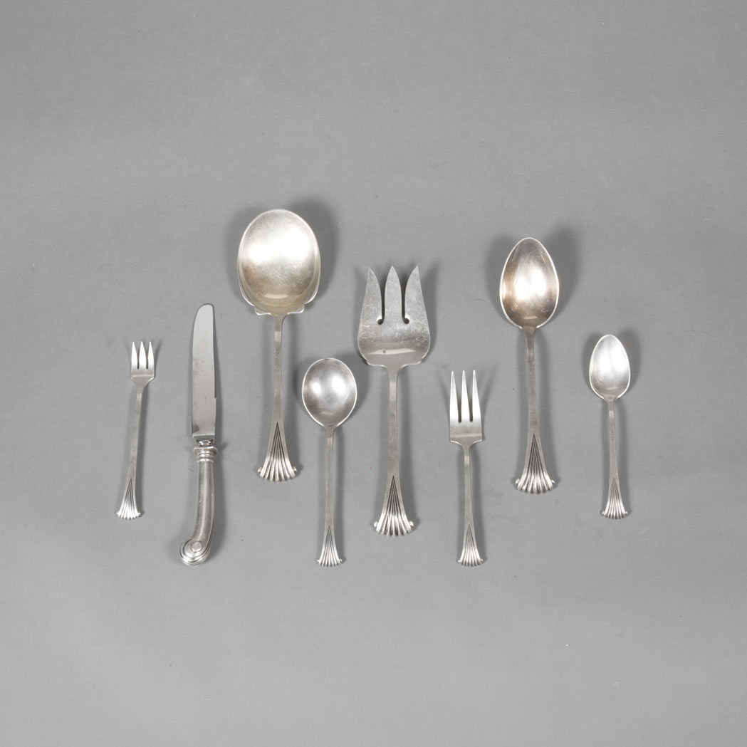 Appraisal: Tuttle Sterling Silver Partial Flatware Service Approximately eighty-five pieces Total