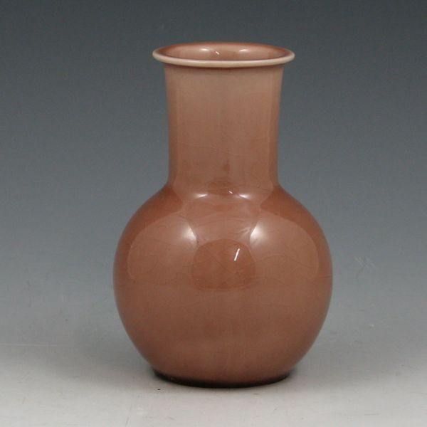 Appraisal: Rookwood vase in Wine Madder glaze from Marked with Rookwood