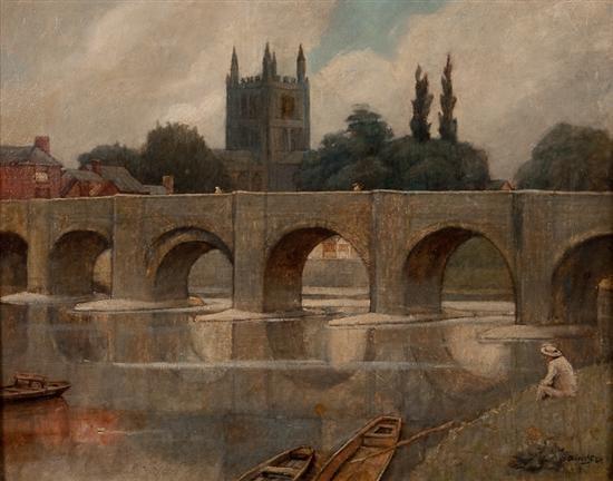 Appraisal: Oliver British late th early th century View by the