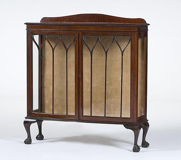 Appraisal: GOTHIC REVIVAL CABINET An early th century Gothic Revival Cabinet