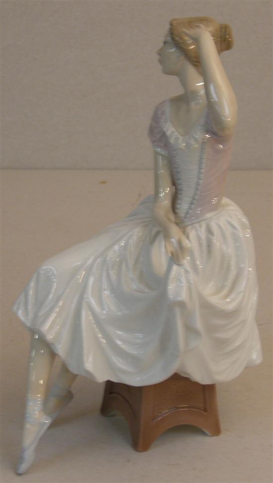 Appraisal: Lladro figure of a seated ballerina h in