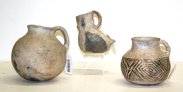 Appraisal: Three Anasazi vessels length - in