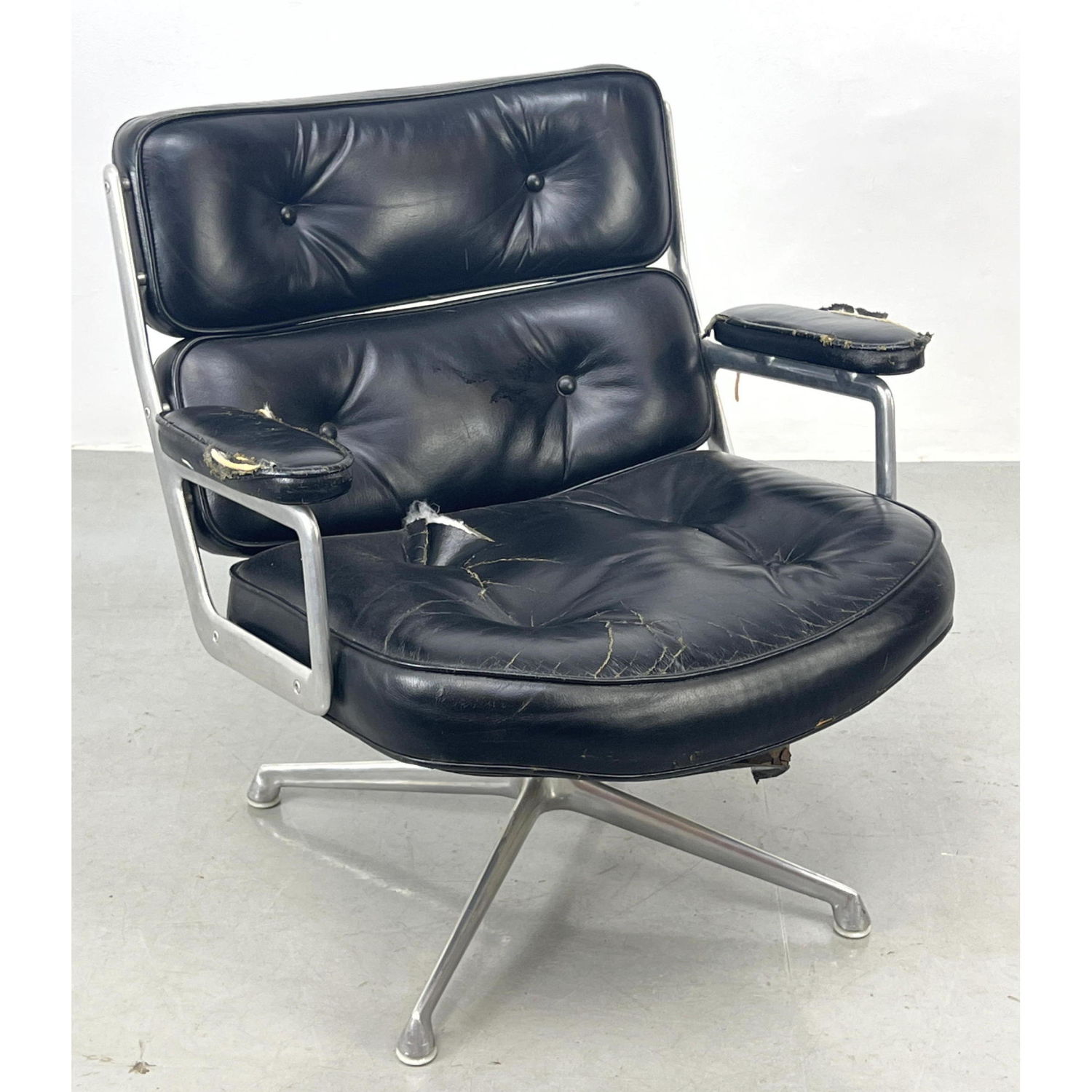 Appraisal: Eames Herman Miller Time Life lounge chair Dimensions H inches