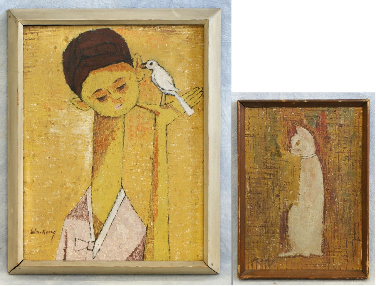 Appraisal: W S Kang Korean th c o c Woman with