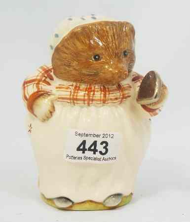 Appraisal: Beswick Large Size Beatrix Potter Figure Mrs Tiggywinkle Silver Iron