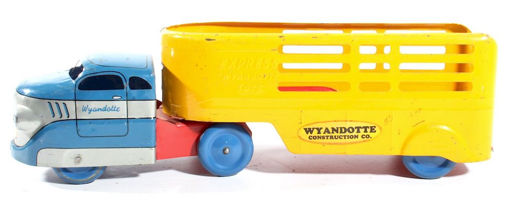 Appraisal: Wyandotte Construction Co Pressed Steel Truck For bidding is an