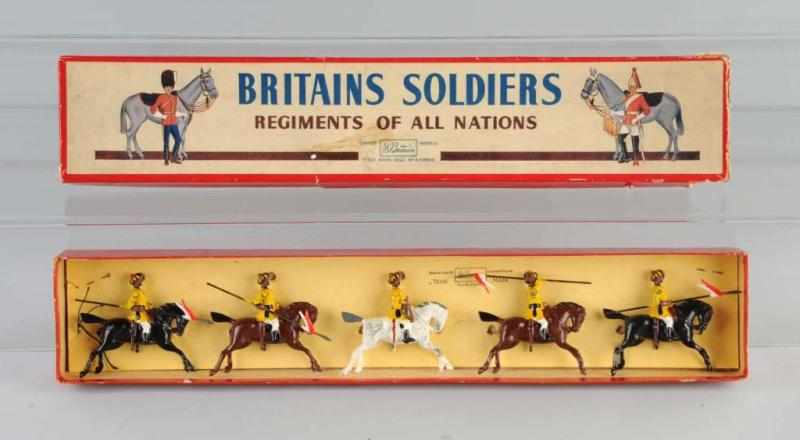 Appraisal: Britains Set Skinner's Horse Description Britains Set Skinner's Horse Five-piece