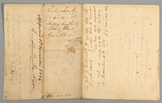 Appraisal: Andrew Jackson signed Creek Indian Document Alabama An land sale