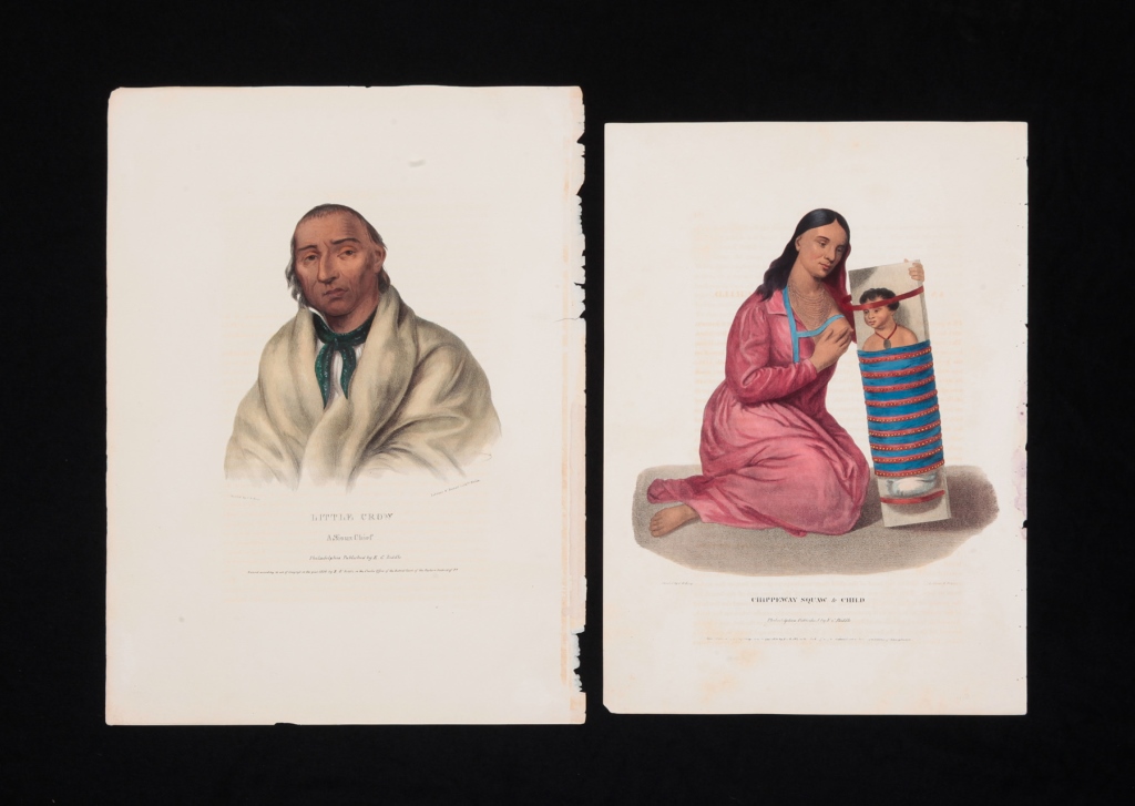 Appraisal: TWO MCKENNEY HALL PRINTS Published by E C Biddle Hand