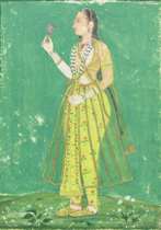 Appraisal: A Miniature Painting from India th Century A Young Maiden