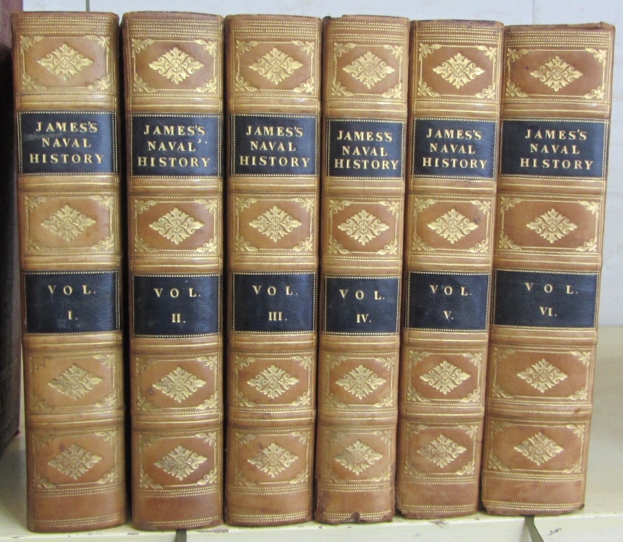 Appraisal: JAMES Wm The Naval History of Great Britain from to