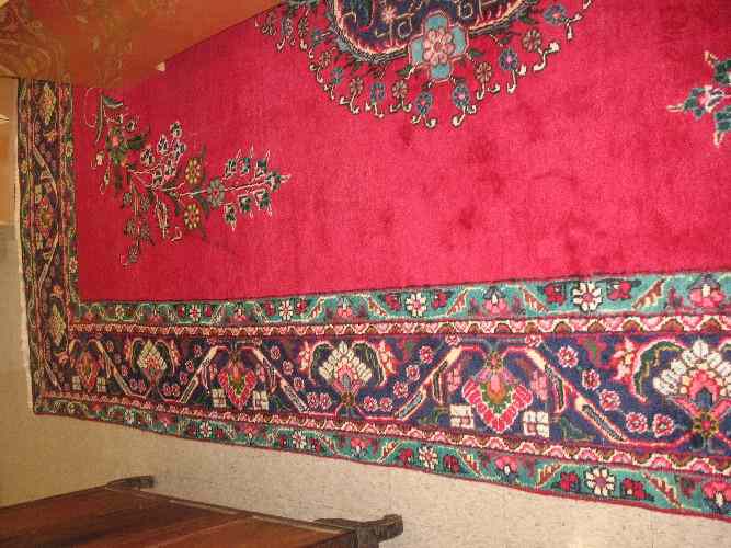 Appraisal: PERSIAN TABRIZ CARPET Easter Azerbaijan Province northwester Iran featuring a