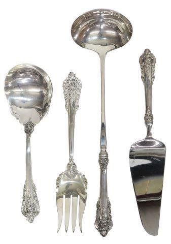 Appraisal: lot of American sterling silver serving flatware Wallace Silversmiths in