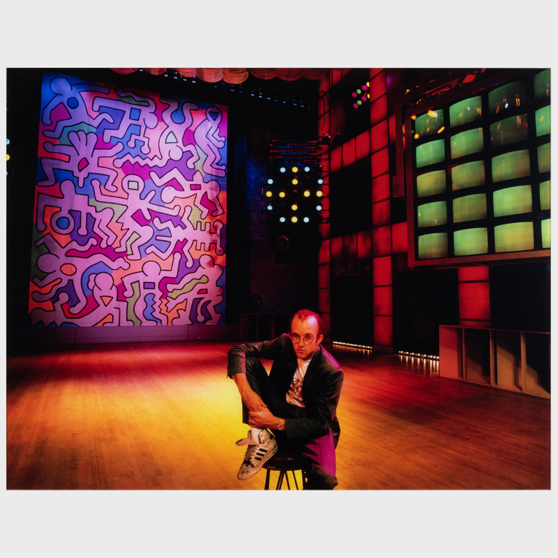 Appraisal: Wolfgang Wesener b Keith Haring at Palladium Chromogenic print on