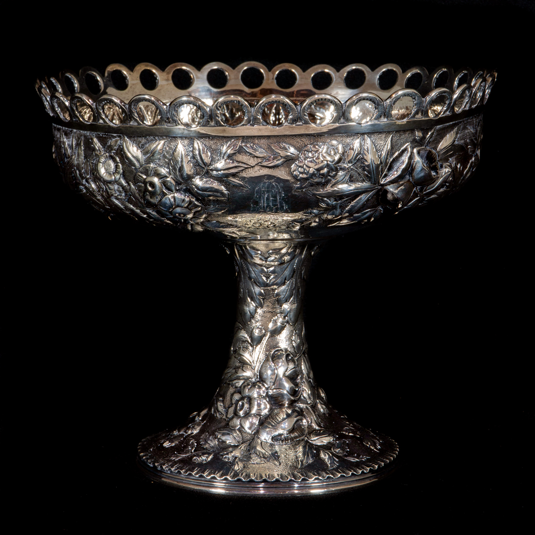 Appraisal: A KIRK AND SON COIN SILVER COMPOTE A Kirk and