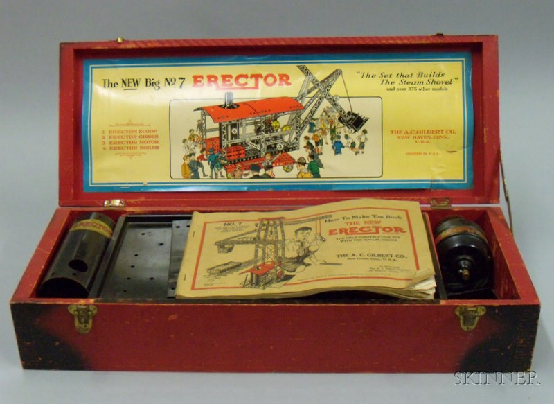 Appraisal: Gilbert Erector Set No the Set that Builds the Steam