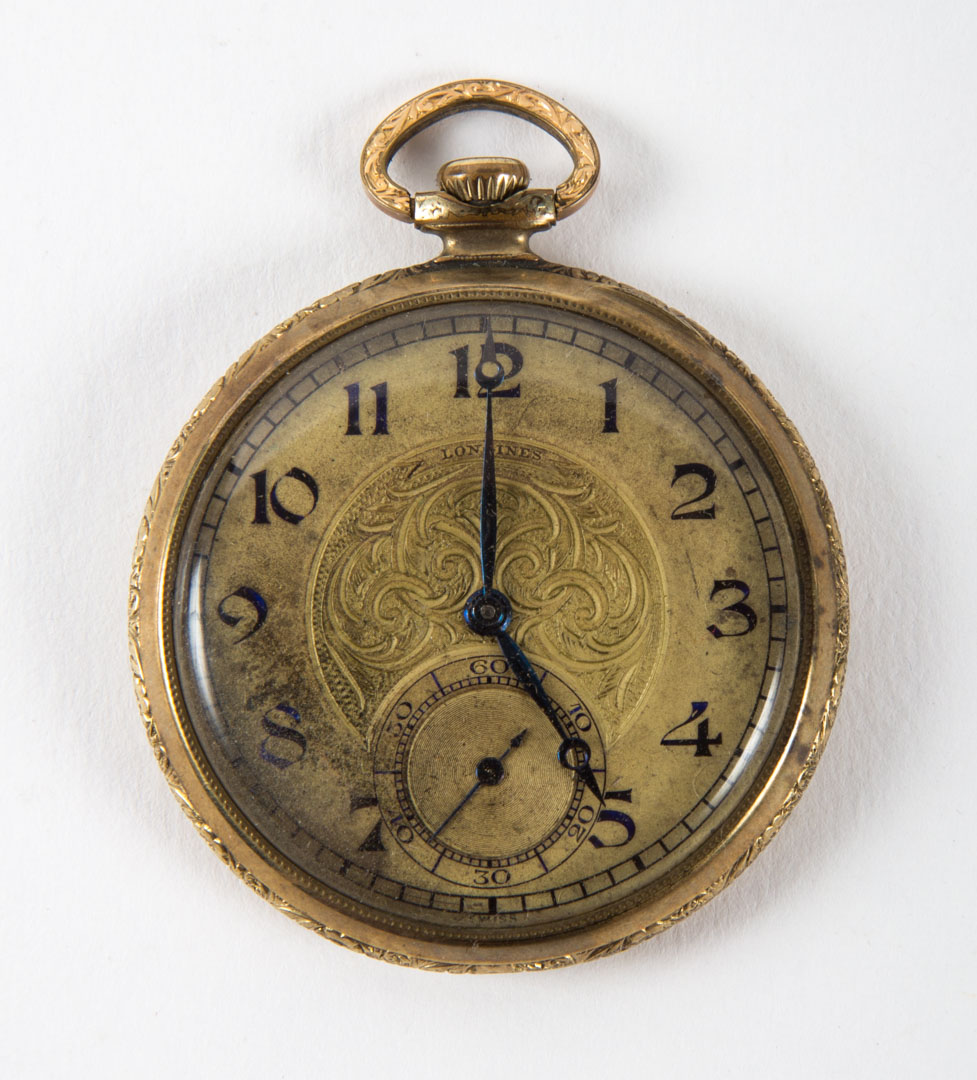 Appraisal: A Swiss Pocket Watch Longine movement years case Condition Comments